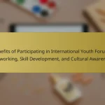 Benefits of Participating in International Youth Forums: Networking, Skill Development, and Cultural Awareness