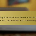 Funding Sources for International Youth Forums: Grants, Sponsorships, and Crowdfunding