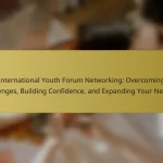 International Youth Forum Networking: Overcoming Challenges, Building Confidence, and Expanding Your Network