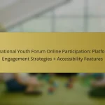 International Youth Forum Online Participation: Platforms + Engagement Strategies + Accessibility Features