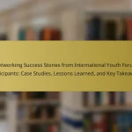Networking Success Stories from International Youth Forum Participants: Case Studies, Lessons Learned, and Key Takeaways