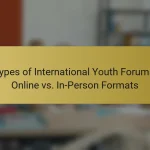 Types of International Youth Forums: Online vs. In-Person Formats
